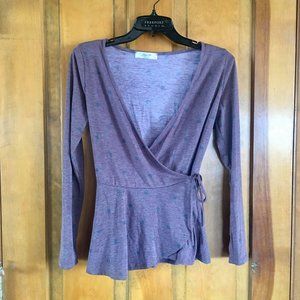 ModCloth Jessy B Wrap Blouse